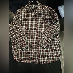 CSI Sport Women’s Plaid Christmas Shirt With Candy Canes